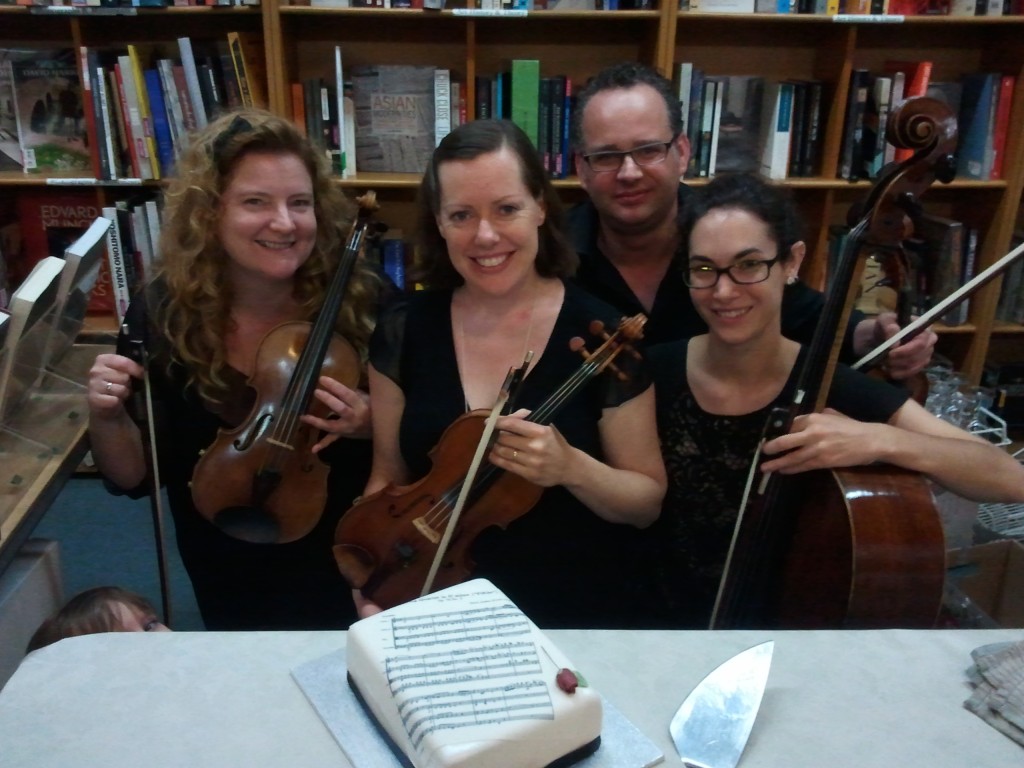 Acacia Quartet launch A Distant Prospect at Gleebooks 24 Feb 2013