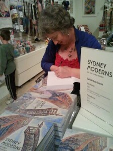 Author signing at Art Gallery of NSW, 23 August 2013